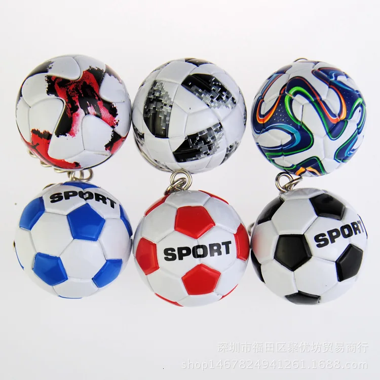 Спортивный Футбольный брелок сувениры на цепочку для ключей кожаный 3D