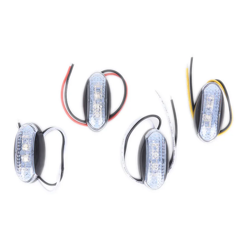 12v/24v светодиодный прицеп грузовик боковой зазор маркер индикаторная лампа