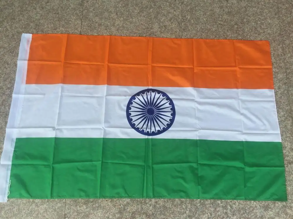 3X5 флаг Индии флаги индийской страны новый баннер полиэстер Flying150 * 90 см Открытый