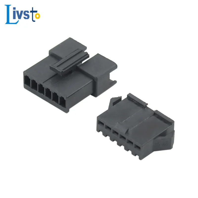 

10 Sets SM 6P Pin 2.54 Pitch Female Male Wire Connectors Housing With Terminals SM-6Y SM-6A JST SM2.54