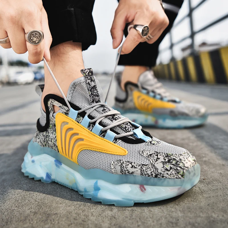 Fashion Classic Men Sneakers Air Chshion Brand Running Shoes for Men Graffiti Sport Shoes High Quality Men Footwear Trainer