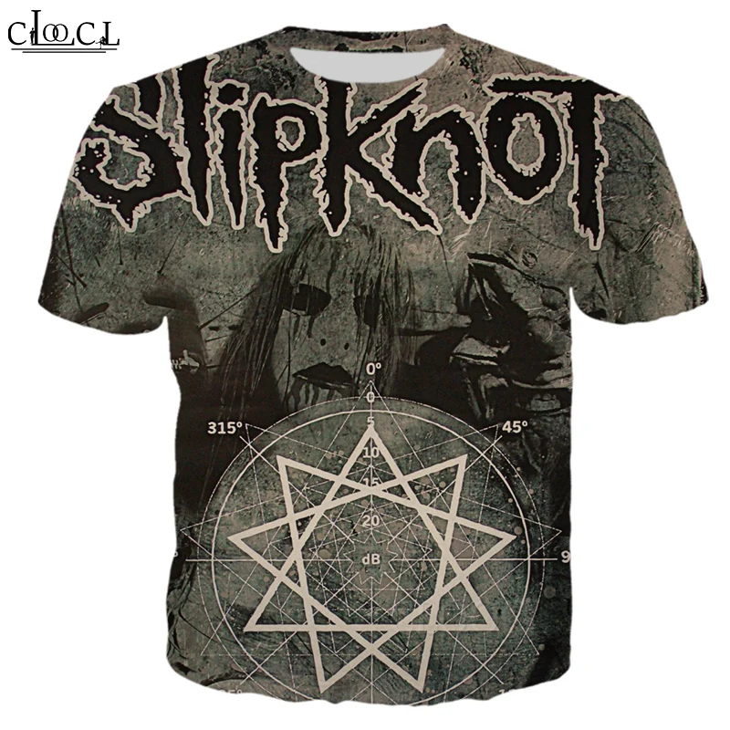 

HX Metal Rock Band Slipknot Men Women Tshirt 3D Print Summer Harajuku Female Hip Hop Streetwear Pullover Drop Shipping
