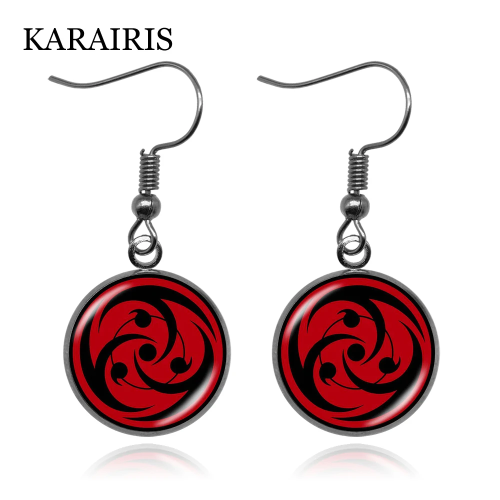 

KARAIRIS Vintage Eyes Drop Earring Glass Dome Cabochon Jewelry Accessories Anime Cosplay Lover Gift Earrings for Women
