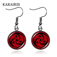 karairis vintage eyes drop earring glass dome cabochon jewelry accessories anime cosplay lover gift earrings for women