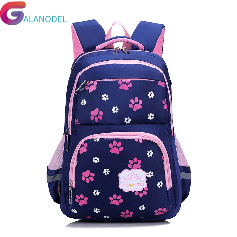 

2023 Children School Bags For Girls Children princess Backpack In Primary School Backpacks schoolbag kids Mochila Infantil Zip