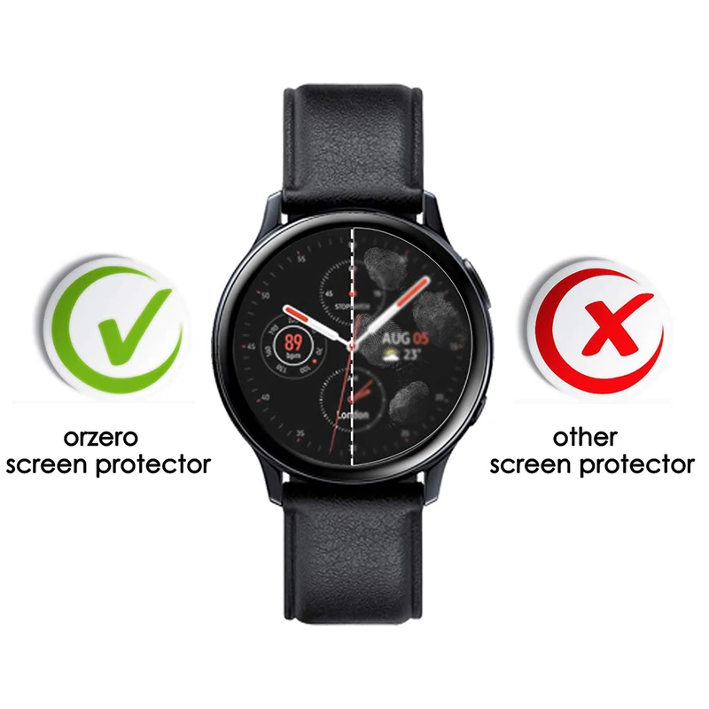 3D полноэкранная Защитная пленка для samsung Galaxy Watch Active 2 40 мм 44 мм HD мягкая защитная пленка с закругленными краями