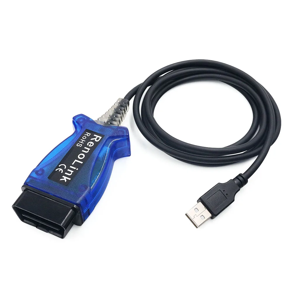 Профессиональный ECU Программатор для Renault OBD2 V1.52 RenoLink USB диагностический сканер 1 52