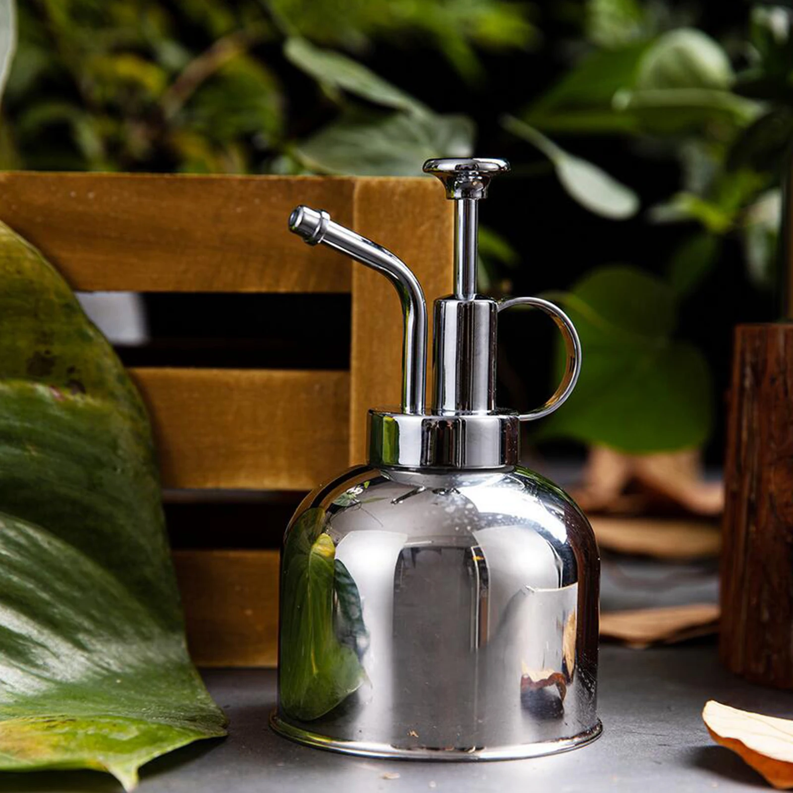 

Plant Mister Bottle Cans Pot with Top Pump Indoor Garden Potted Flower