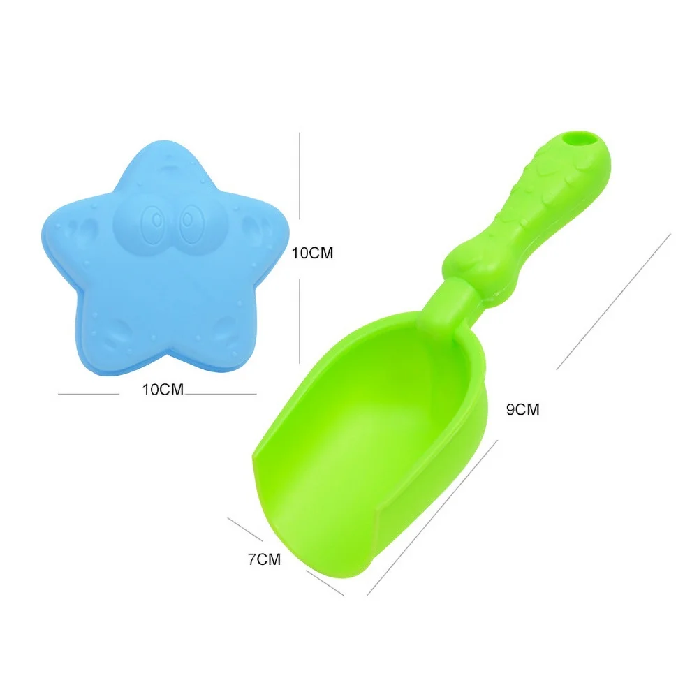 

8Pcs Kids Outdoor Beach Bucket Shovel Rake Mold Water Sand Play House Toy Set