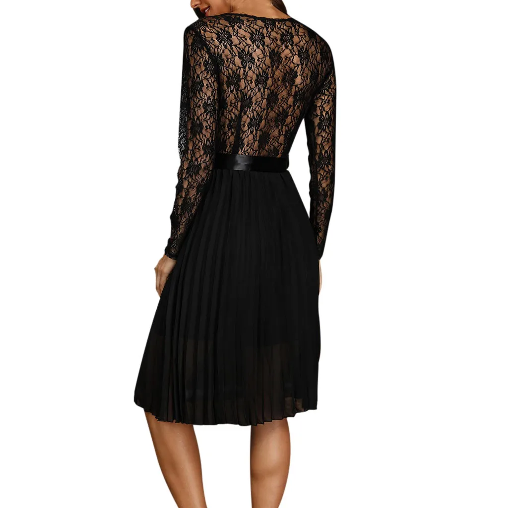 Модное женское летнее весеннее Повседневное платье с v-образным вырезом и