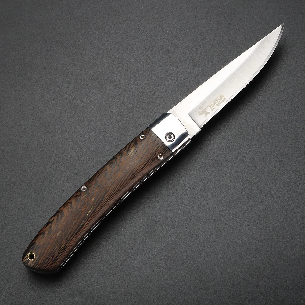 Складной нож портативный короткий быстрооткрывающийся карманный для кемпинга