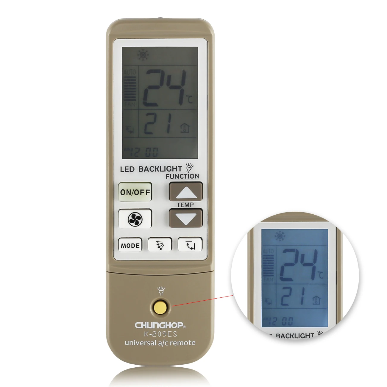 Пульт дистанционного Управления Кондиционера кондиционера CHUNGHOP K209ES