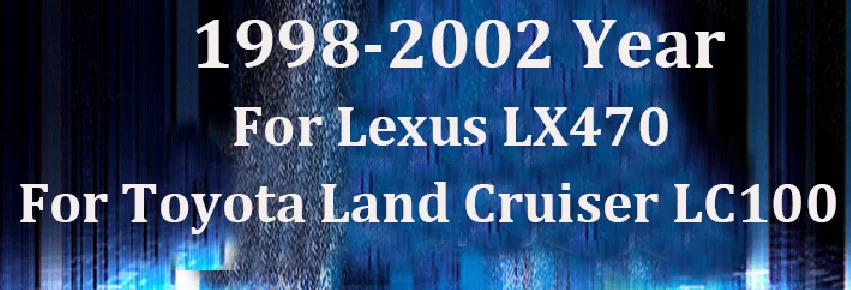 Вертикальный автомобильный проигрыватель для Lexus LX470/для Toyota Land Cruiser LC100 1998-2002 мультимедиа для Android плеер gps аудио радио Ster