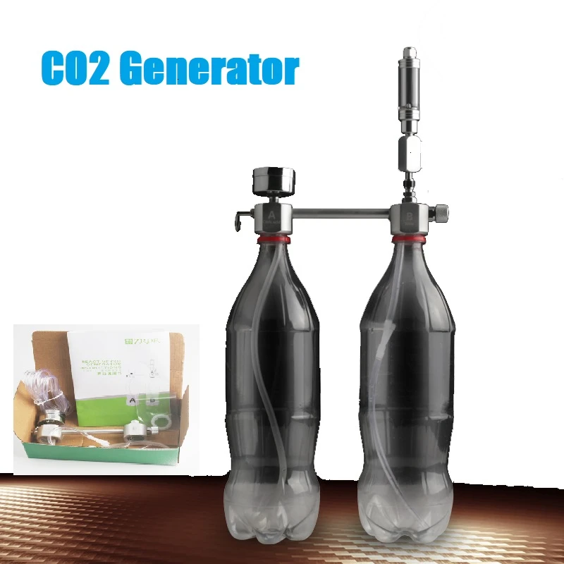 

ZRDR Wyin Aquarium CO2 Generator System DIY Kit Solenoid Valve Pressure Air Flow Adjustment Water Plant Fish Co2 Valve Diffuser