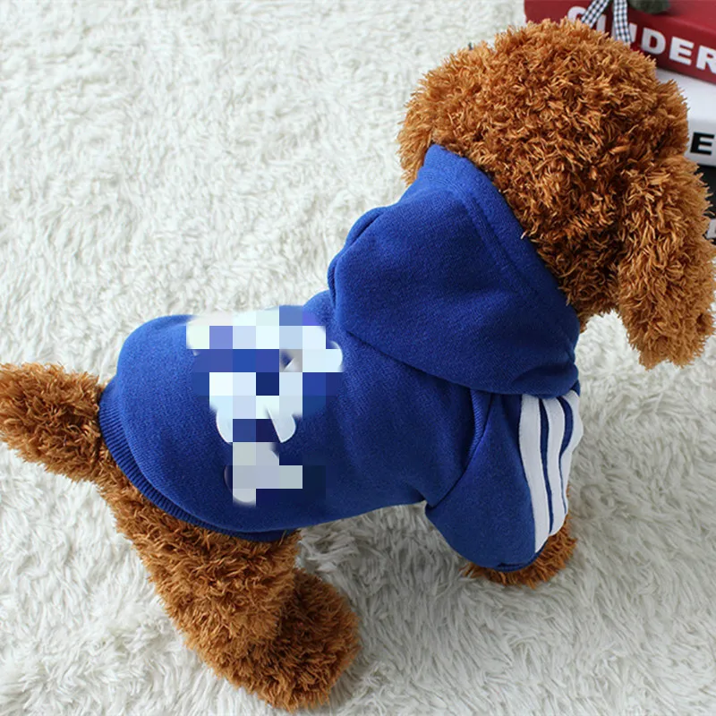 Толстовка с капюшоном для собак зимняя одежда пальто куртка хлопковая