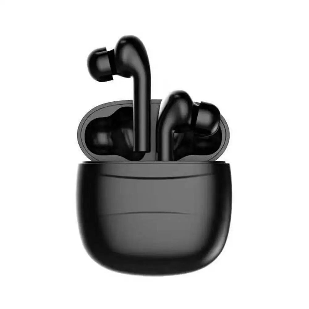 AZiMiYO TWS беспроводные наушники Bluetooth наушники туры стерео Спорт в уши бас гарнитура с микрофоном для Iphone Xiaomi huawei телефон - Цвет: Черный
