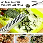 Многофункциональные Многослойные ножи из нержавеющей стали, многослойные кухонные ножницы, скальльон, резак, трава, листья, специи, инструмент для готовки, резка