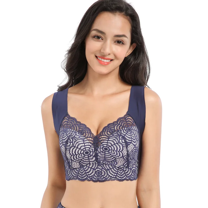 

Bras for Women Plus Size Seamless Bra Breathable Underwear Wireless Beauty Back Pad Push Up Lingerie Push Up Bh Bra Plus Size
