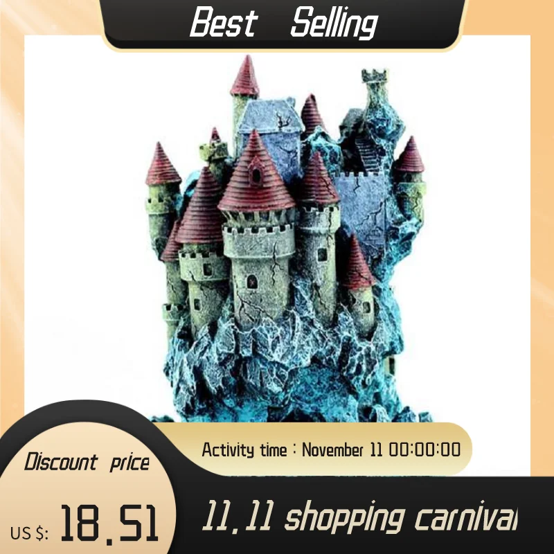Замок для аквариума украшения большие Betta аквариума|Декорации| |