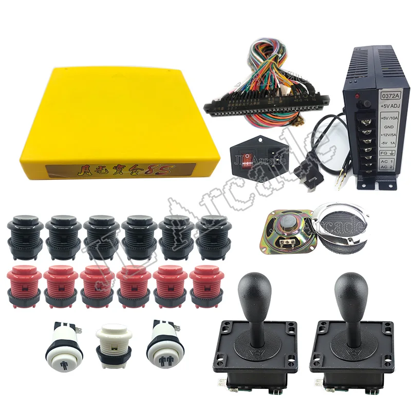 Аркада 1299 в 1 игровая доска 8 позиционный джойстик Черная кепка кнопочная Кнопка