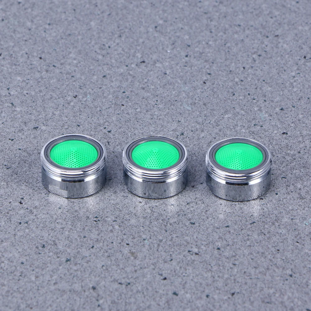 

3 Pcs Threaded Brass Aerator Bubbler Sprayer Water Saving Filter Female Thread Polished