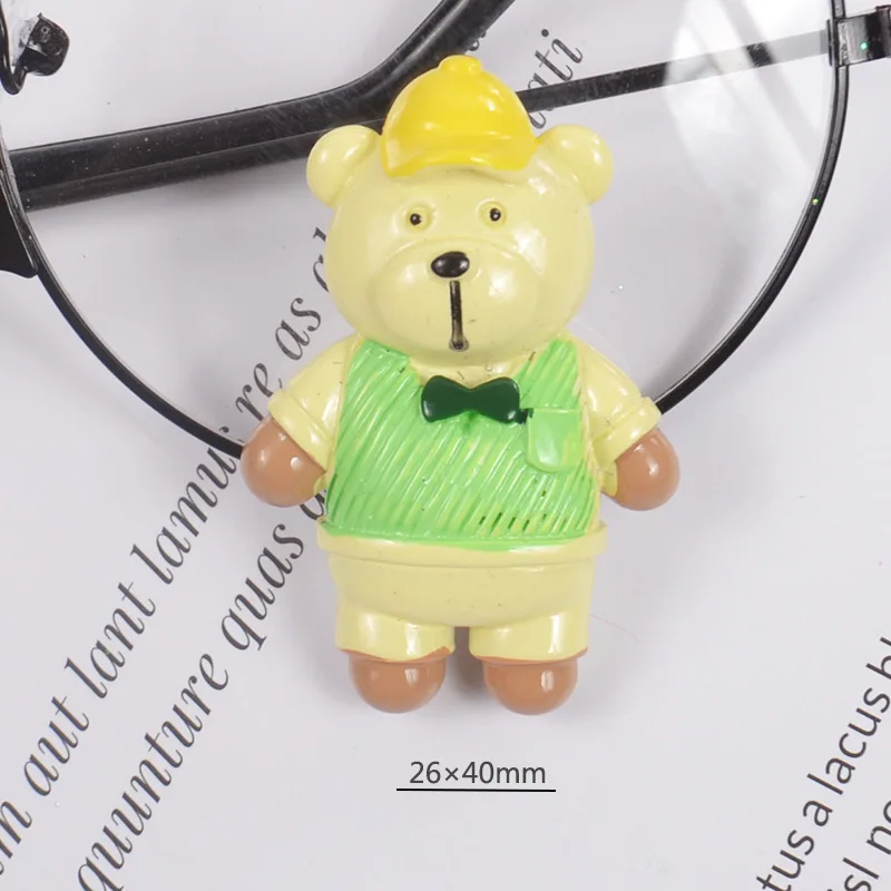 5 цветов полимерный мультяшный медведь супер светильник глина поставки слаймов