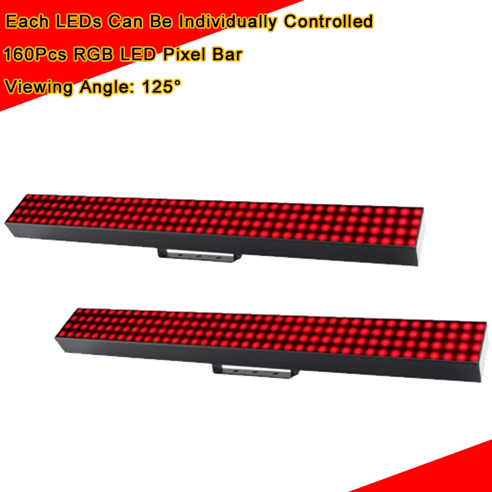 2XLot Новый SMD 5050 160 шт. RGB светодиодный пиксель стены шайба светильник DMX бар