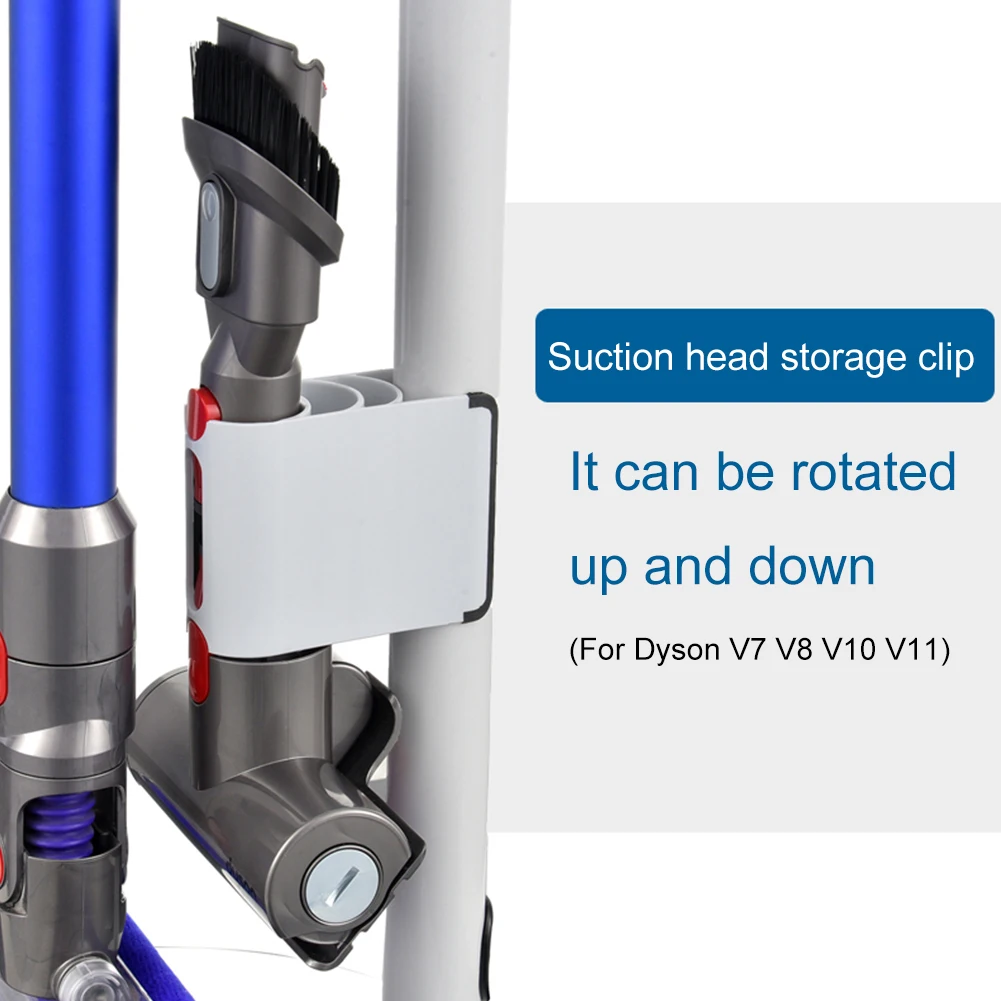 

Non Slip Accessory Holder Attachment Clip Durable Tool Home Brush Stand Nozzle Base Station Extension For Dyson V7 V8 V10 V11