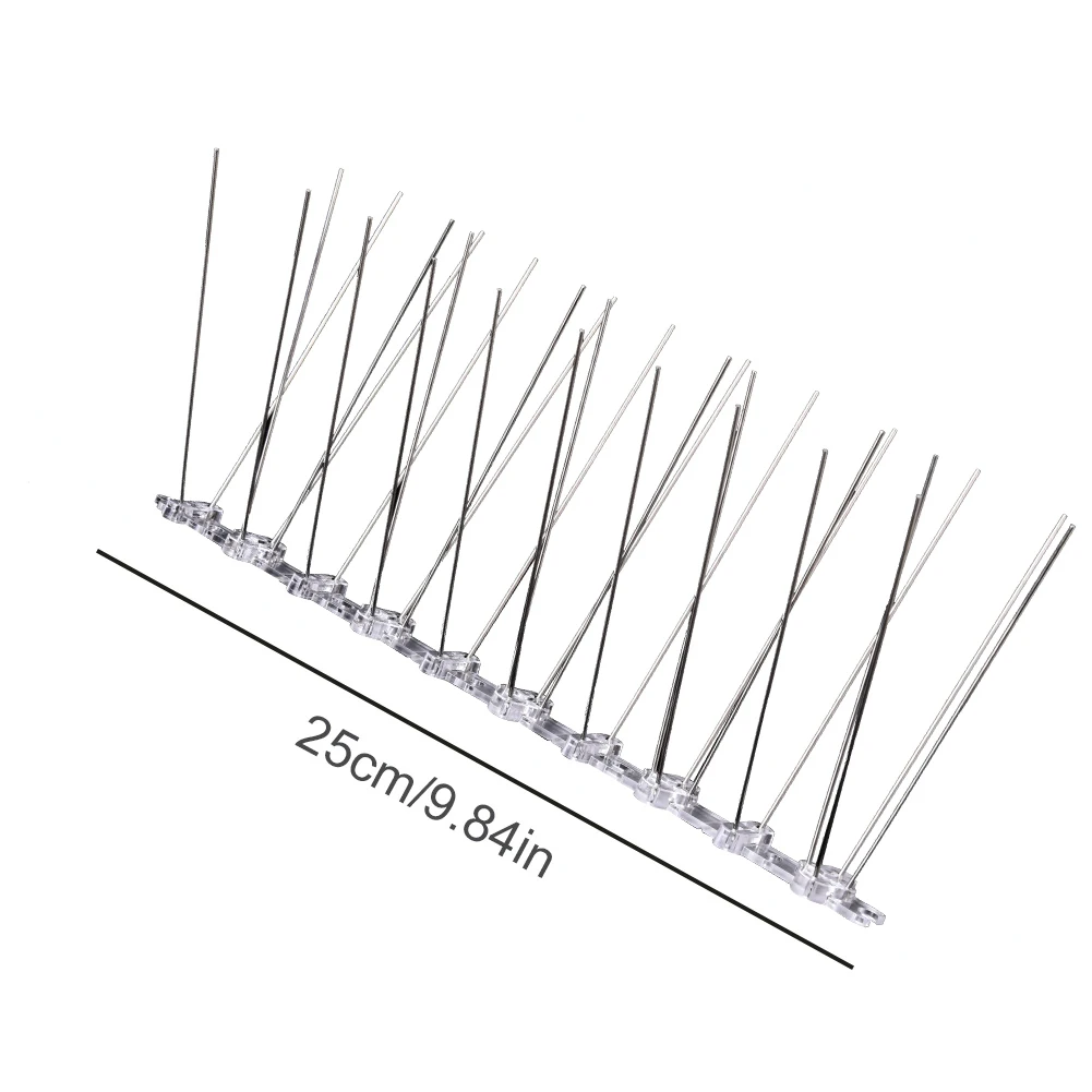 

Stainless Steel Bird Repellent Spikes Anti Pigeon Nail Bird Deterrent Tool Pest Control Pigeons Owl Small Birds Fence Repeller