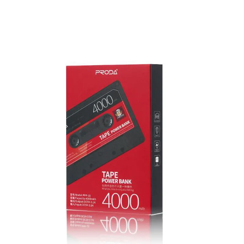 4000mah Remax ленточный дизайн 4000 мАч Внешний аккумулятор для мобильного телефона Большая емкость мини портативный внешний аккумулятор для iphone samsung htc - Цвет: 4000mah