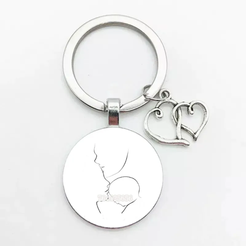 

Family Portrait Mother Father Baby Art Hand Line Keychain Family Love Newborn Mother Hand Line Keychain Handmade 25 Mm Family Pe