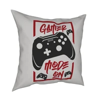 gamer mode on pillow case video game gaming gamepad pillows covers genial decor throwing pillows fall cover for sofa 4040cm