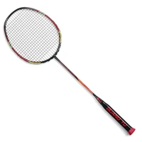 professional max tention 35lbs ultralight 9u 58g badminton rackets strung super carbon fiber offensive racquet speed sports