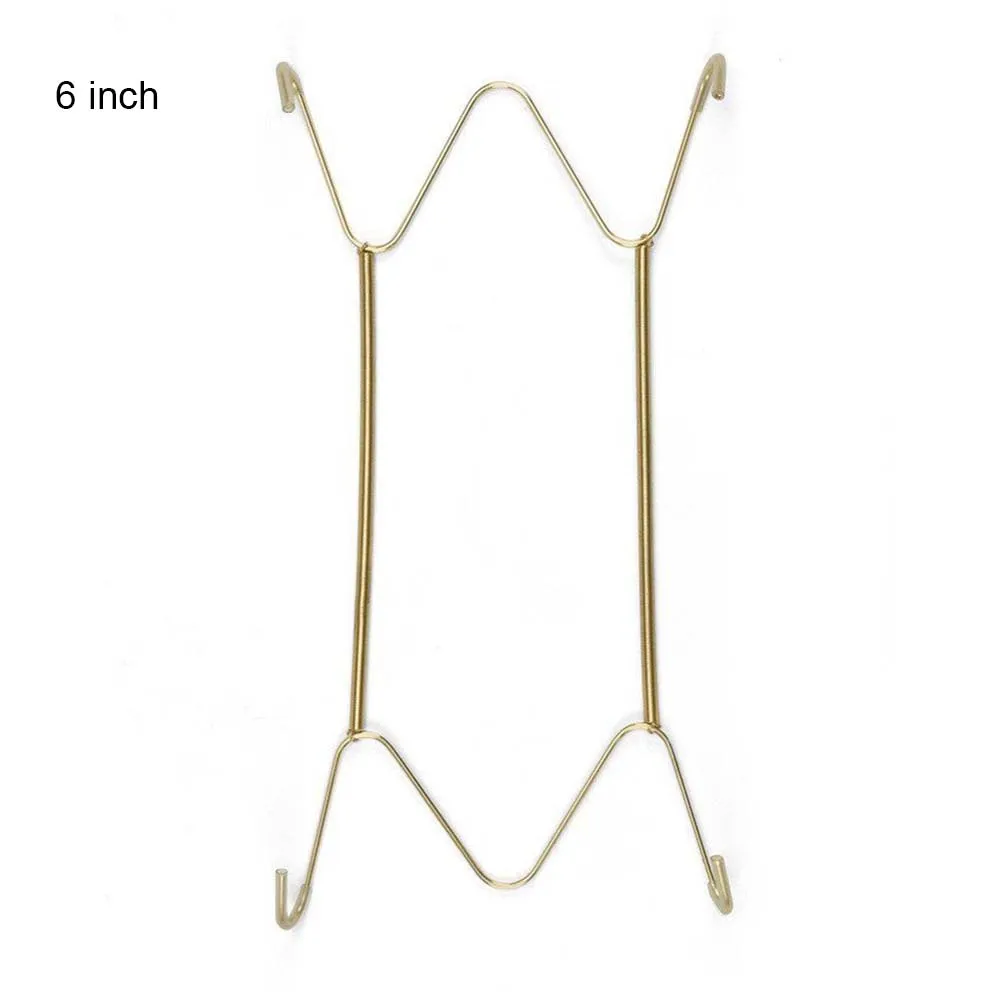 Настенная вешалка для тарелок W-образный держатель невидимый крючок домашнего