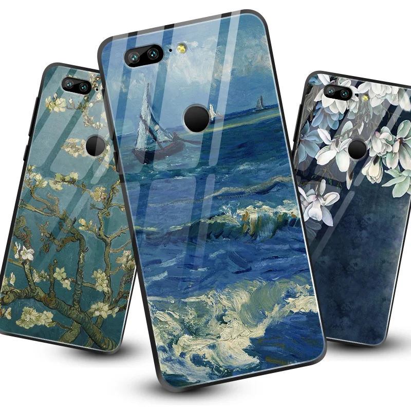 Чехол из закаленного стекла для OnePlus 5T 3 3T 5 6 6T 7 7 Pro для samsung Galaxy S10 S8 S9 Plus, модные Противоударные Защитные чехлы из ТПУ