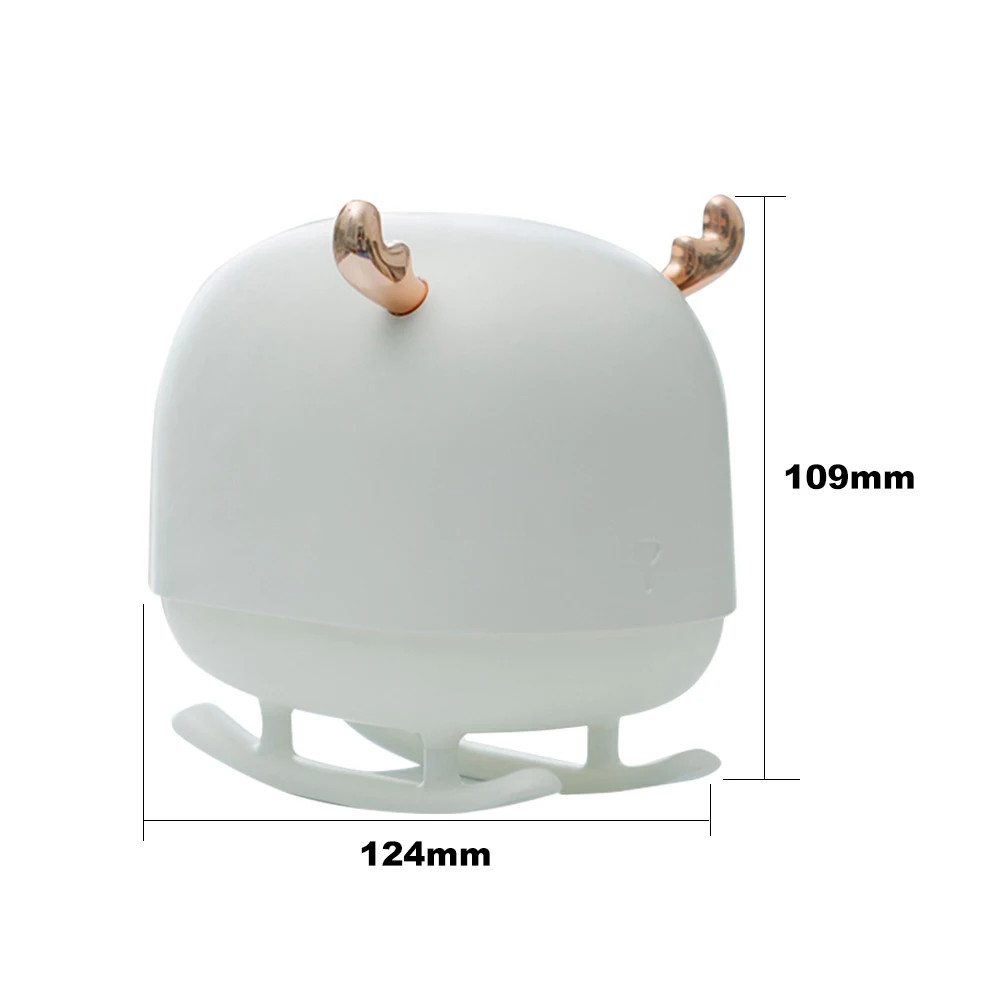 260 мл мини воздушный увлажнитель бытовой тумана сани Олень в форме Портативный usb