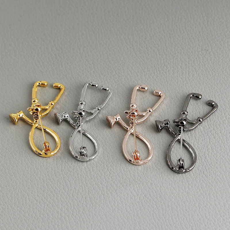 Высококачественные броши в 2 стилях эмалированная брошь форме доктора медсестры