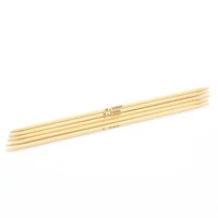 bamboo knitting needles natural hand sewing smooth crochet hook double pointed diy accessories uk x3 0mm 15cm long 5pcsset