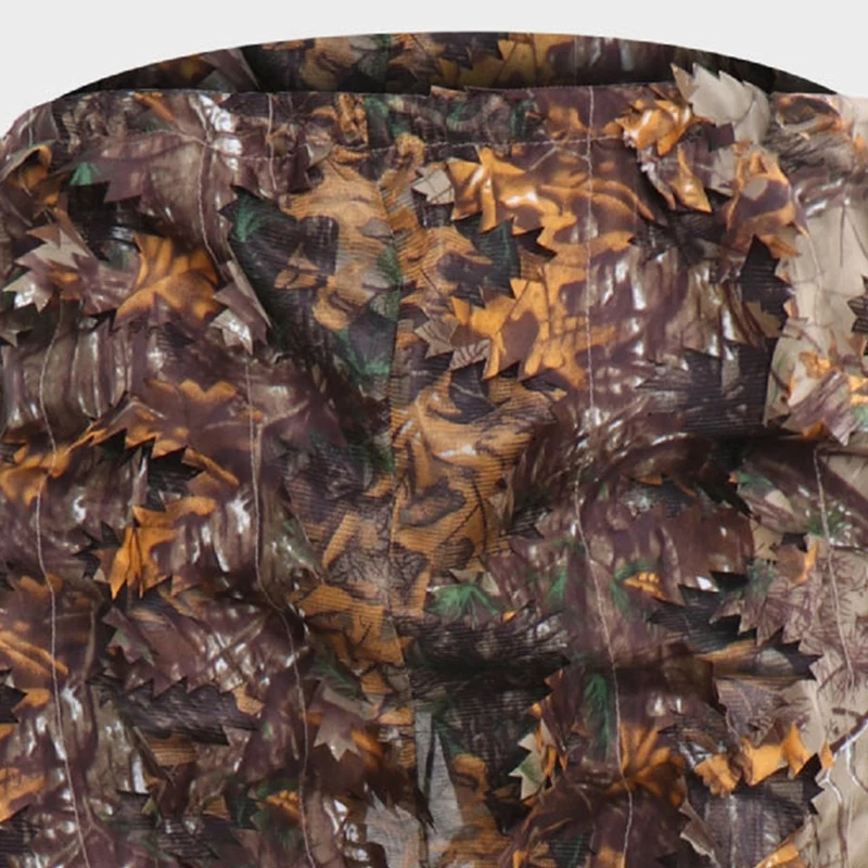 

Sticky Flower Bionic Leaves Camouflage Suit Hunting Ghillie Suit Woodland Camouflage Universal Camo Set