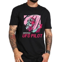 certified ufo pilot summer 2019 new mens t shirts t shirt men t shirt casual tops tees