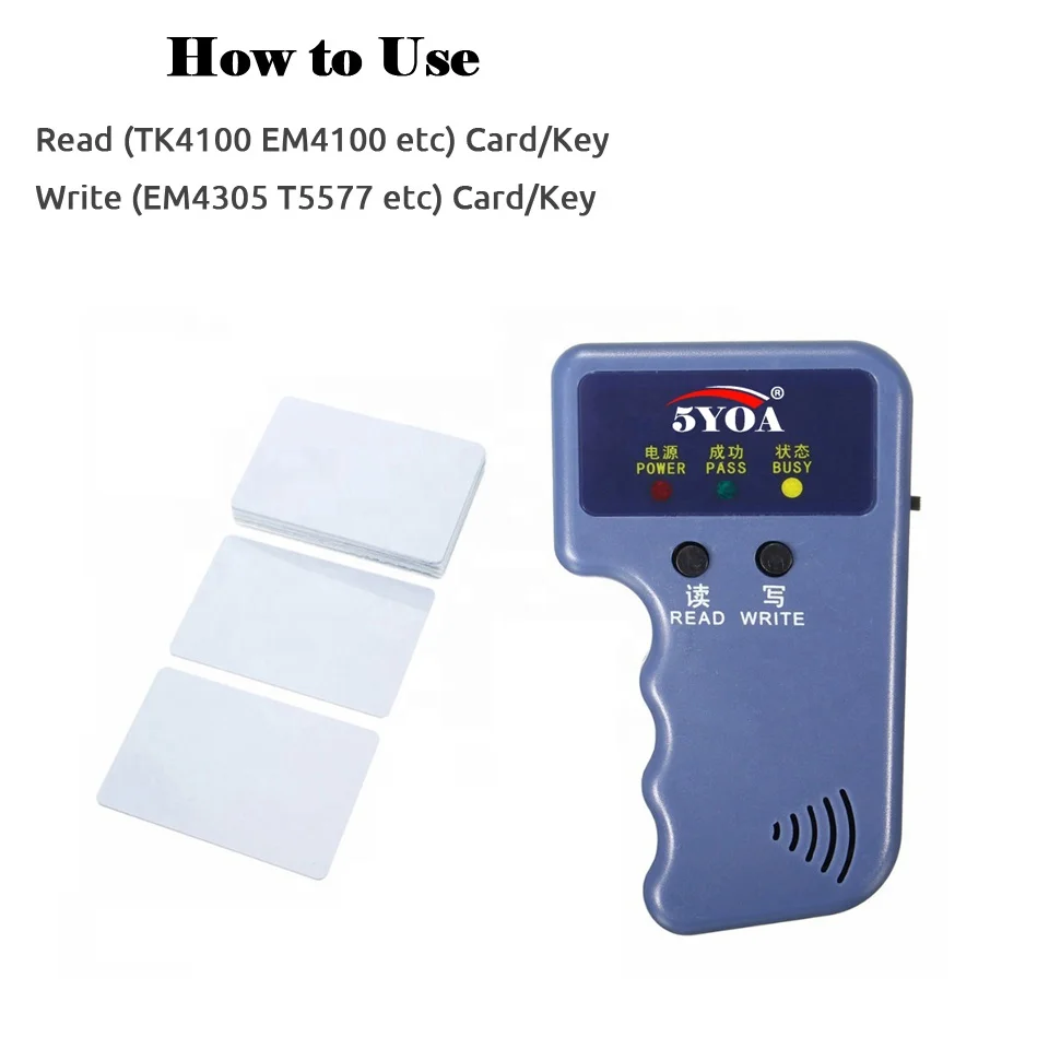 RFID-карта EM4305 T5577 дубликатор для создания копий 125 кГц с возможностью записи и