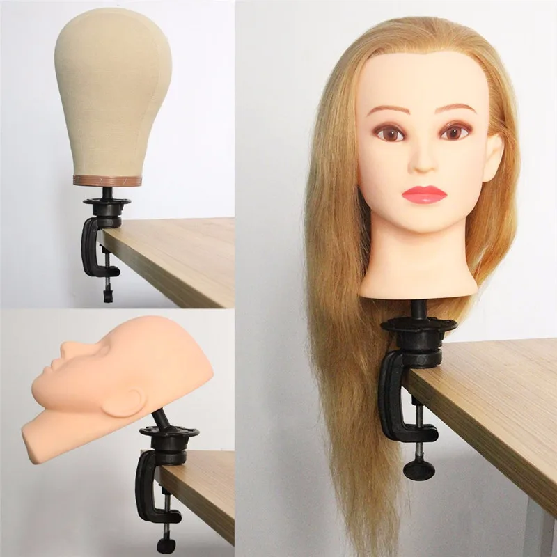 Держатель манекен для косметологии регулируемая модель головной парик|Стойки