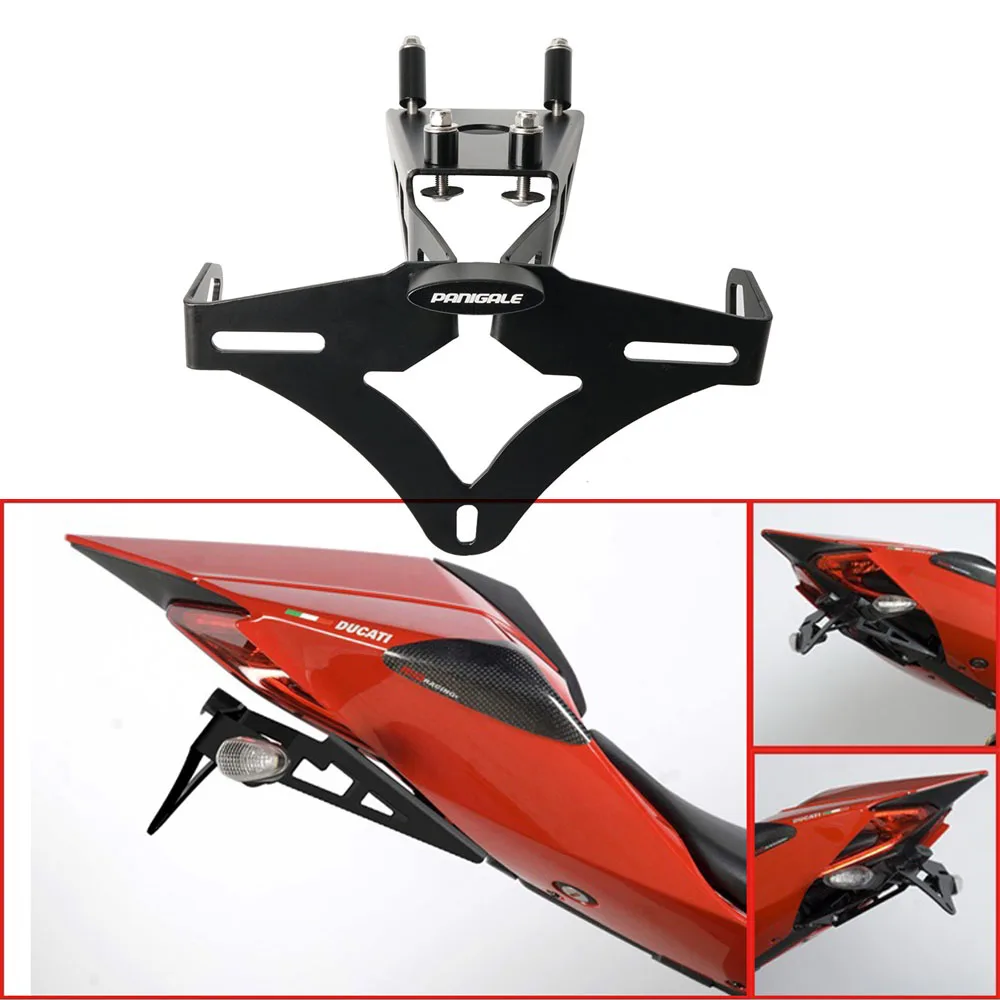 

For Ducati Panigale 1199 1199S 1299 1299S 899 959 Motorcycle License Plate Holder License Bracket Tail Tidy