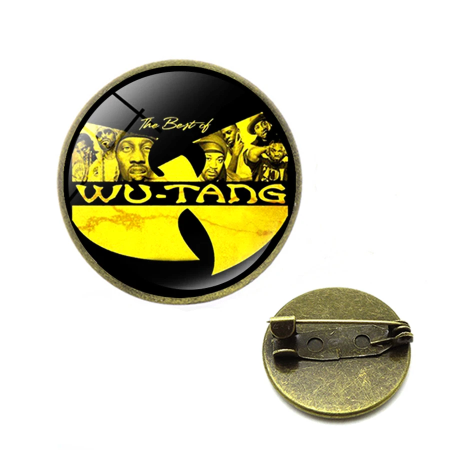 Wu Tang Clan броши в стиле хип хоп с отворотом булавка Wutang Rap Music значок рок классный