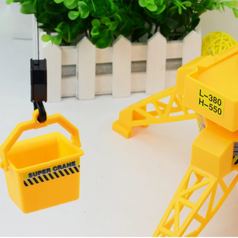 

1:64 Remote Control Crane Hobby Kid Lift Construction Engineering Car Model Machinery Tower Cable Mining Car Crane Toy Gift