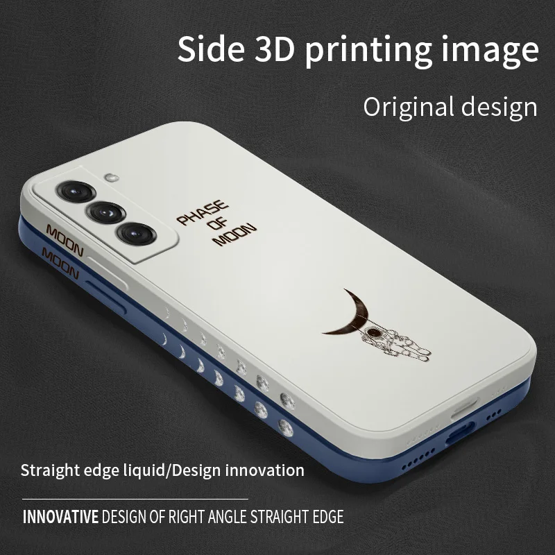 Hanging Astronaut Phone Case For Samsung Galaxy S21 S22 S20 FE S10 Note 20 10 Ultra Plus A72 A52 A32 A71 A51 A41 A31 A21S Cover