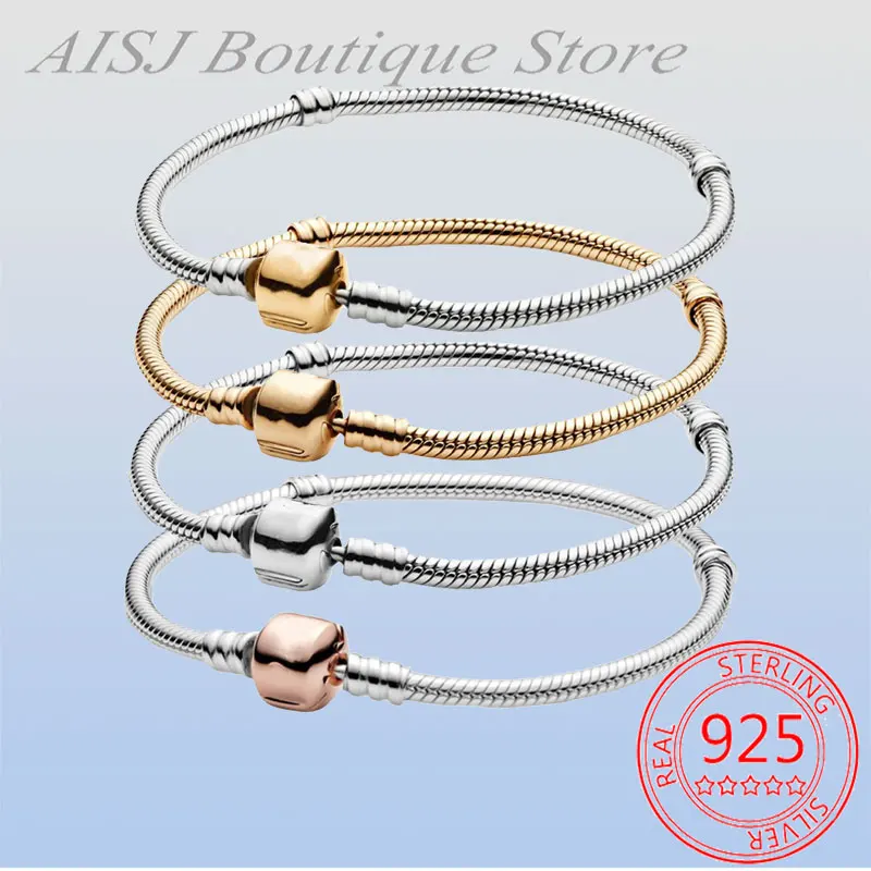 

Женский браслет из серебра 925 пробы, с бусинами