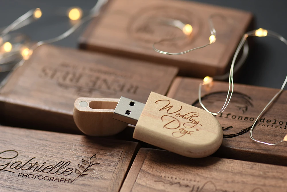 POWERONE(более 10 шт. бесплатный логотип) Деревянный usb+ коробка usb флэш-накопитель 4 ГБ 8 ГБ 16 ГБ 32 ГБ 64 ГБ фотография свадебный подарок