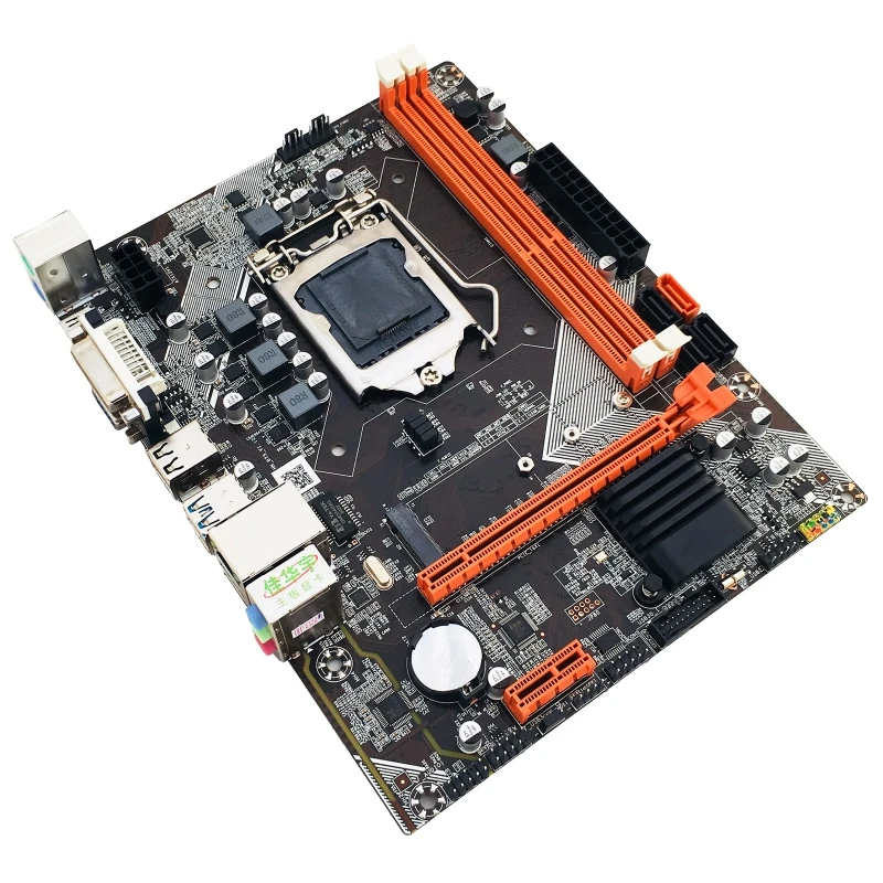 

B75-M2 LGA1155 гнездо M-ATX материнская плата Поддержка интегрированная графическая карта VGA, HDMI, DVI SATA3 HDD M.2 NVME SSD DDR3 1600