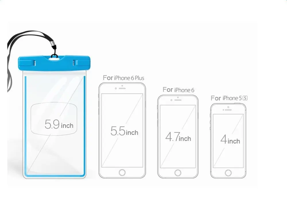 Универсальный Водонепроницаемый Чехол для телефона iPhone 8 x xs xr samsung Galaxy s7 чехол